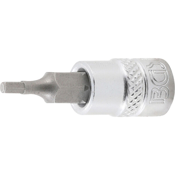 BGS 2740 Bit-Einsatz | Antrieb Innenvierkant 6,3 mm (1/4") | Innensechskant 3/32"