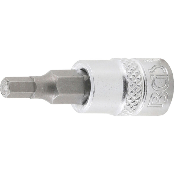 BGS 2742 Bit-Einsatz | Antrieb Innenvierkant 6,3 mm (1/4") | Innensechskant 5/32"