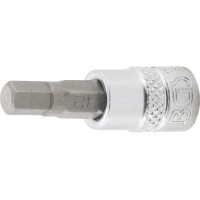 BGS 2744 Bit-Einsatz | Antrieb Innenvierkant 6,3 mm (1/4") | Innensechskant 7/32"