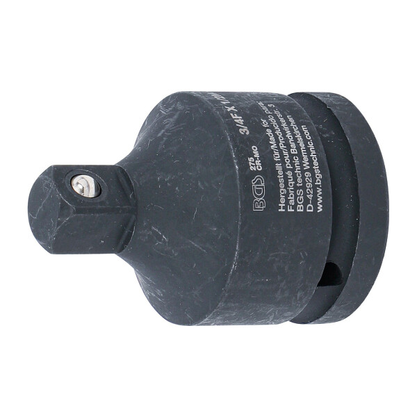 BGS 275 Kraft-Steckschlüssel-Adapter | Innenvierkant 20 mm (3/4") - Außenvierkant 12,5 mm (1/2")