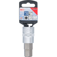BGS 2752 Bit-Einsatz | Länge 70 mm | Antrieb Innenvierkant 12,5 mm (1/2") | Innensechskant 11/16"