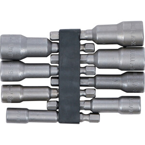 BGS 2758 Steckschlüssel-Einsatz-Satz Sechskant | Antrieb Außensechskant 6,3 mm (1/4") | SW 6 - 13 mm | 8-tlg.