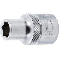 BGS 2770 Steckschlüssel-Einsatz Sechskant | Antrieb Innenvierkant 12,5 mm (1/2") | SW 3/8"
