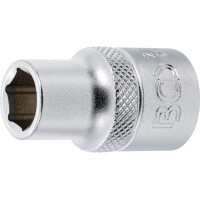 BGS 2771 Steckschlüssel-Einsatz Sechskant | Antrieb Innenvierkant 12,5 mm (1/2") | SW 7/16"