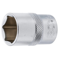BGS 2776 Steckschlüssel-Einsatz Sechskant | Antrieb Innenvierkant 12,5 mm (1/2") | SW 3/4"