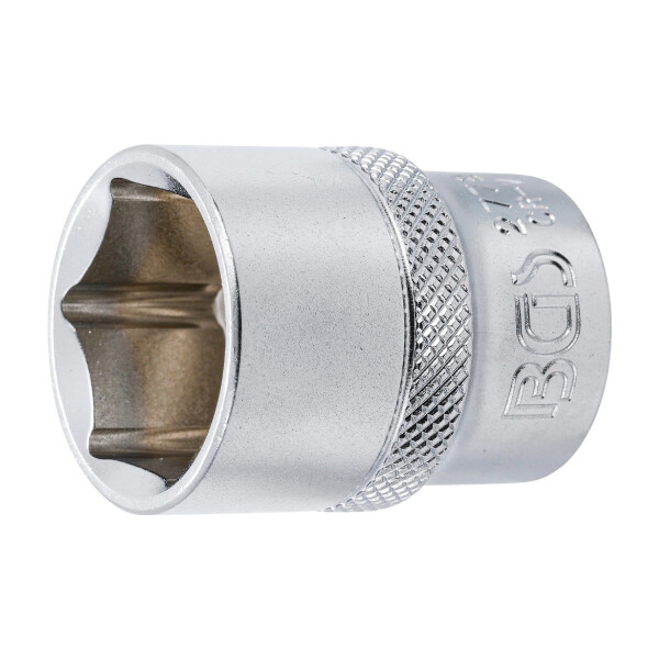 BGS 2778 Steckschlüssel-Einsatz Sechskant | Antrieb Innenvierkant 12,5 mm (1/2") | SW 7/8"