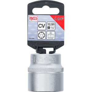 BGS 2786 Steckschlüssel-Einsatz Sechskant | Antrieb Innenvierkant 12,5 mm (1/2") | SW 1.1/4"