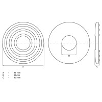 BGS 2889-2 Ersatz-Gummipad | für Art. 2889