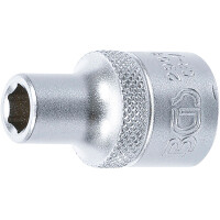 BGS 2908 Steckschlüssel-Einsatz Sechskant | Antrieb Innenvierkant 12,5 mm (1/2") | SW 8 mm