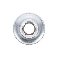 BGS 2908 Steckschlüssel-Einsatz Sechskant | Antrieb Innenvierkant 12,5 mm (1/2") | SW 8 mm