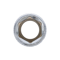 BGS 2915 Steckschlüssel-Einsatz Sechskant | Antrieb Innenvierkant 12,5 mm (1/2") | SW 15 mm