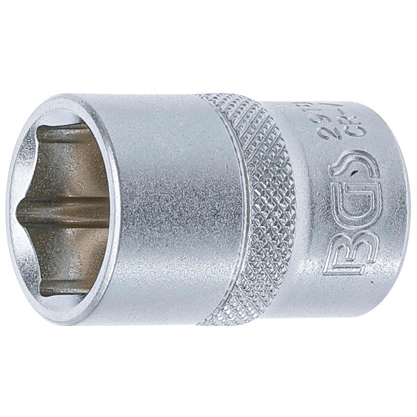BGS 2918 Steckschlüssel-Einsatz Sechskant | Antrieb Innenvierkant 12,5 mm (1/2") | SW 18 mm