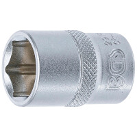 BGS 2918 Steckschlüssel-Einsatz Sechskant | Antrieb Innenvierkant 12,5 mm (1/2") | SW 18 mm