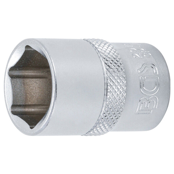 BGS 2919 Steckschlüssel-Einsatz Sechskant | Antrieb Innenvierkant 12,5 mm (1/2") | SW 19 mm