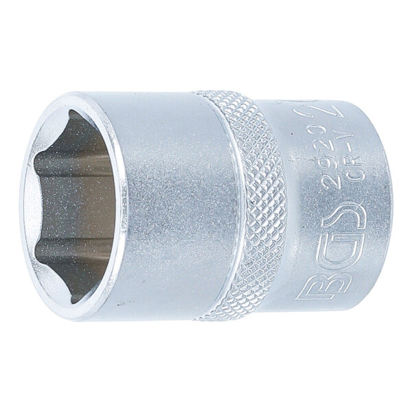 BGS 2920 Steckschlüssel-Einsatz Sechskant | Antrieb Innenvierkant 12,5 mm (1/2") | SW 20 mm