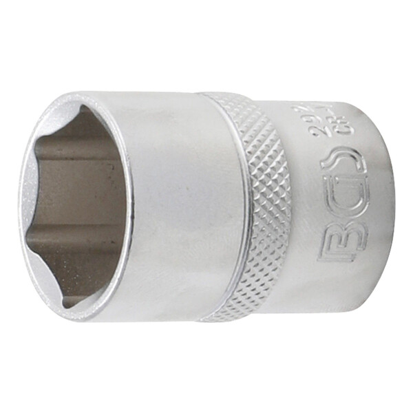 BGS 2921 Steckschlüssel-Einsatz Sechskant | Antrieb Innenvierkant 12,5 mm (1/2") | SW 21 mm