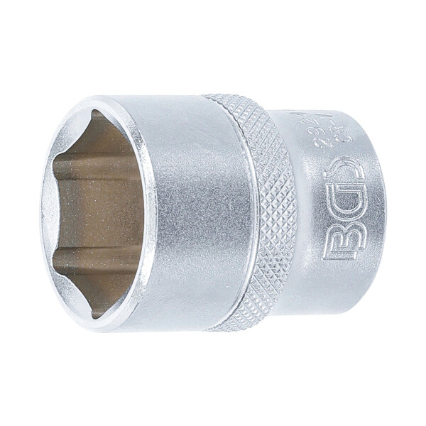 BGS 2924 Steckschlüssel-Einsatz Sechskant | Antrieb Innenvierkant 12,5 mm (1/2") | SW 24 mm