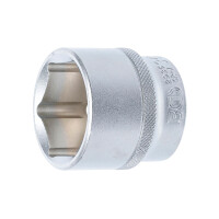BGS 2936 Steckschlüssel-Einsatz Sechskant | Antrieb Innenvierkant 12,5 mm (1/2") | SW 36 mm