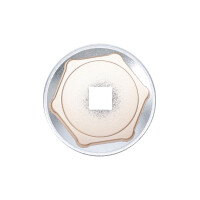 BGS 2946-1 Steckschlüssel-Einsatz Sechskant | Antrieb Innenvierkant 12,5 mm (1/2") | SW 46 mm