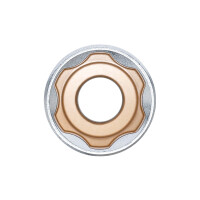 BGS 2952 Steckschlüssel-Einsatz Super Lock, tief | Antrieb Innenvierkant 12,5 mm (1/2") | SW 22 mm