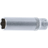 BGS 2970 Steckschlüssel-Einsatz Super Lock, tief | Antrieb Innenvierkant 6,3 mm (1/4") | SW 10 mm