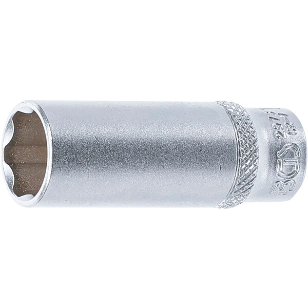 BGS 2973 Steckschlüssel-Einsatz Super Lock, tief | Antrieb Innenvierkant 6,3 mm (1/4") | SW 13 mm