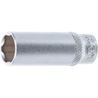 BGS 2973 Steckschlüssel-Einsatz Super Lock, tief | Antrieb Innenvierkant 6,3 mm (1/4") | SW 13 mm