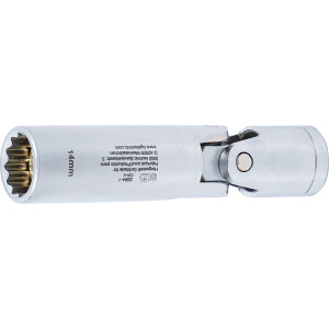 BGS 2984-1 Glühkerzen-Gelenk-Einsatz Zwölfkant | Antrieb Innenvierkant 10 mm (3/8") | SW 14 mm