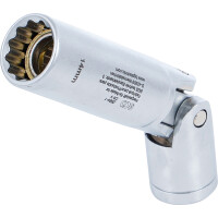 BGS 2984-1 Glühkerzen-Gelenk-Einsatz Zwölfkant | Antrieb Innenvierkant 10 mm (3/8") | SW 14 mm
