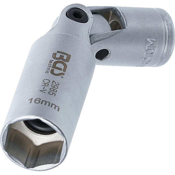 BGS 2985 Glühkerzen-Gelenk-Einsatz Sechskant | Antrieb Innenvierkant 10 mm (3/8") | SW 16 mm