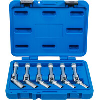 BGS 2986 Universal Glühkerzen-Gelenkschlüssel-Satz, Sechskant | Antrieb Innenvierkant 10 mm (3/8") | SW 8 - 16 mm | 6-tlg.