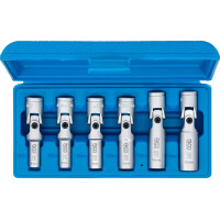BGS 2990 Universal Glühkerzen-Gelenkschlüssel-Satz, Sechskant | Antrieb Innenvierkant 10 mm (3/8") | SW 8 - 16 mm | 6-tlg.