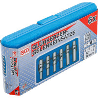 BGS 2990 Universal Glühkerzen-Gelenkschlüssel-Satz, Sechskant | Antrieb Innenvierkant 10 mm (3/8") | SW 8 - 16 mm | 6-tlg.