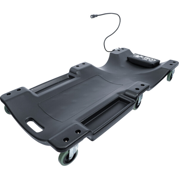 BGS 2996 Werkstatt-Rollbrett | mit Arbeitslampe | 1030 x 500 mm