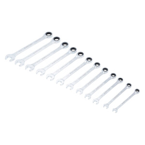 BGS Diy 30001 Ratschenring-Maulschlüssel-Satz | SW 8...