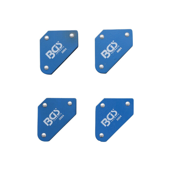 BGS 3004 Mini-Magnethalter-Satz | 45° - 90° - 135° | 4-tlg.