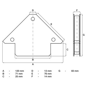BGS 3007 Kraft-Magnethalter