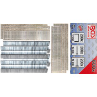 BGS 3010-1 Klammer-, Bolzen und Nagel-Sortiment | 600-tlg.