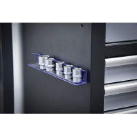 BGS 3011-3 Halteschiene für Steckschlüssel-Einsätze | magnetisch | für Antrieb 12,5 mm (1/2")