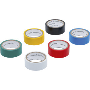 BGS Diy 3024 COLOR Multi-Klebeband Set | 19 x 3,5 m | 6-tlg.