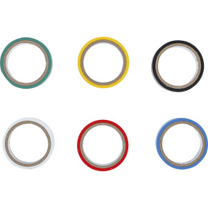BGS Diy 3024 COLOR Multi-Klebeband Set | 19 x 3,5 m | 6-tlg.