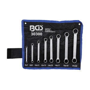 BGS 30300 Doppel-Ringschlüssel-Satz | extra flach |...