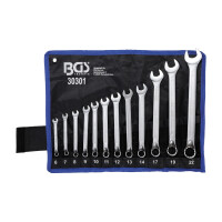 BGS 30301 Maul-Ringschlüssel-Satz | gekröpft | SW 6 - 22 mm | 12-tlg.