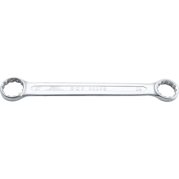 BGS 30338 Doppel-Ringschlüssel | extra flach | SW 24 x 27 mm