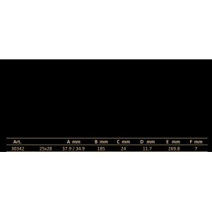 BGS 30342 Doppel-Ringschlüssel | extra flach | SW 25...