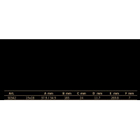 BGS 30342 Doppel-Ringschlüssel | extra flach | SW 25 x 28 mm