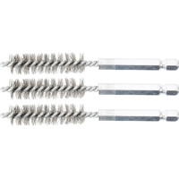 BGS 3078-12-S Stahlbürste | 12 mm | Antrieb Außensechskant 6,3 mm (1/4") | 3-tlg.