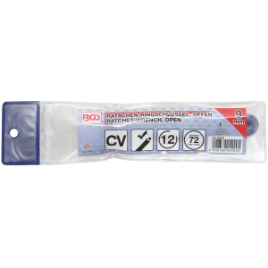 BGS 30829 Ratschen-Ringschlüssel, offen | SW 9 mm