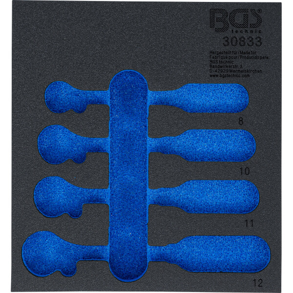 BGS 30833-1 Werkstattwageneinlage 1/6 | leer | für Art. 30833