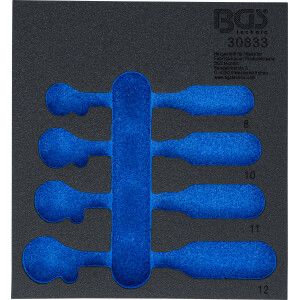 BGS 30833-1 Werkstattwageneinlage 1/6 | leer | für...